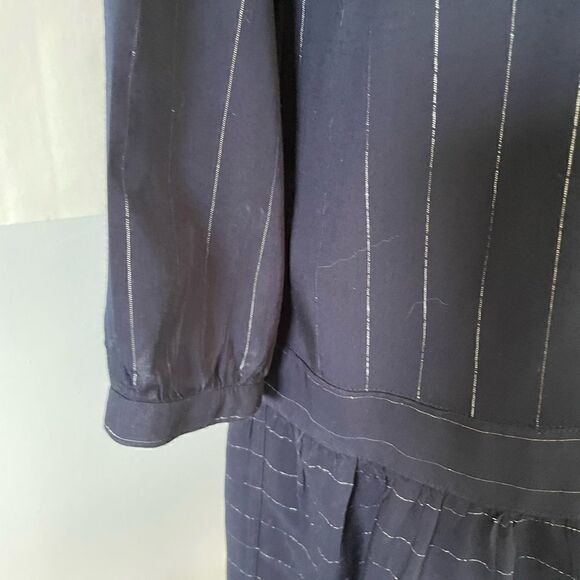 Rails Lydia Panama Stripe Navy Dress Size Medium - Picture 5 of 12
